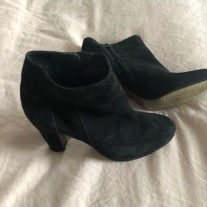 Sam Edelman Black Suede Booties
